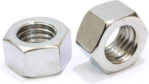  Close-up of hexagonal stainless steel nuts,Every fastener you need right here on Macdeo-Resources. 