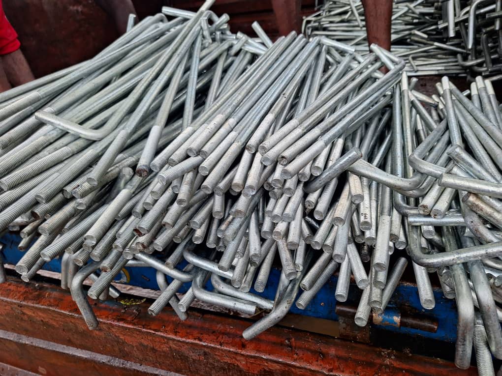  Angkur L Besi Beton HDG m19x30cm, Every fastener you need right now Macdeo-Resources get you covered
